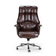Кресло руководителя Президент, цвет: коричневый