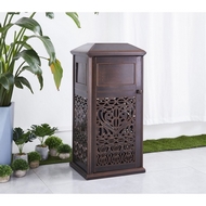 Мусорный бак для улицы из литого алюминия