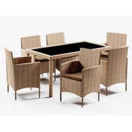 Комплект плетеной мебели из иск. ротанга Флорида (wood)