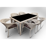 Обеденная группа из искусственного ротанга Париж (Paris) wood