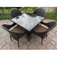 Обеденная группа из искусственного ротанга Аврора (Aurora)