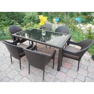 Обеденная плетеная группа из искусственного ротанга Париж (Paris)