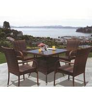 Обеденная группа из искусственного ротанга Римини (Rimini)