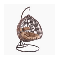Плетеное подвесное кресло МД-1005 duble braun