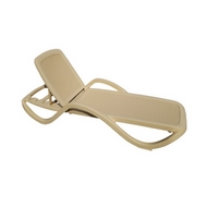 Шезлонг Клеопатра Ротанг (Cleopatra Rattan) бежевый