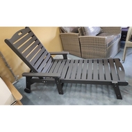 Шезлонг Поливуд Борнео (Polywood Borneo) каштан