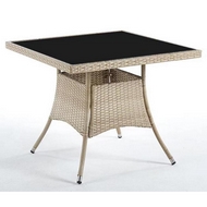 Стол из искусственного ротанга Римини (Rimini) 90х90 см (wood)