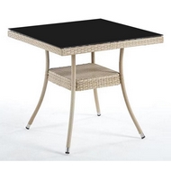 Стол из искусственного ротанга Вайнхейвен 80х80 см (wood)