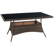 Стол из ротанга Руардин (Ruardean) 150х90 см (dark brown)