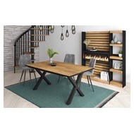 Стол обеденный алюминиевый Поливуд Мерида (Polywood Merida) 150х90 см тик