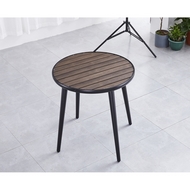 Стол садовый алюминиевый D70 см Поливуд-3 (Polywood-3) каштан