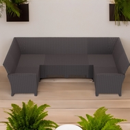 Диван П-образный Калифорния (California) 136х264х136 см на 6 мест без подушек