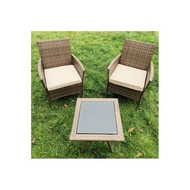 Комплект плетеной мебели из ротанга Virginiya Balcony Set New brown