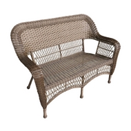 Двухместный диван из искусственного ротанга Мэдисон (Medison) коричневый