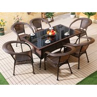 Комплект мебели из искусственного ротанга Руардин (Ruardean) шоколад