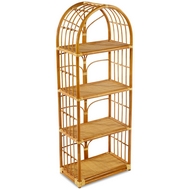 Плетеная этажерка 09-14 (коньячная)