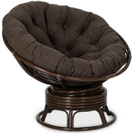 Плетеное кресло Papasan (Папасан) 23-01B (37-7-147) тёмно-коричневое