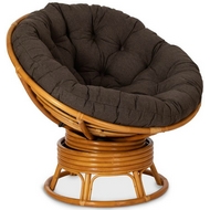Плетеное кресло Papasan (Папасан) 23-01B (37-7-147) коньячное