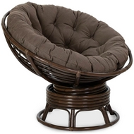 Плетеное кресло Papasan (Папасан) 23-01B (3T12) тёмно-коричневое