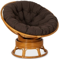 Плетеное кресло Papasan (Папасан) 23-01B (C26) коньячное