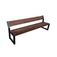 Скамейка со спинкой Модерн 50 1,5 м (с покраской)