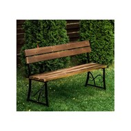 Скамейка со спинкой Флора 1,5 м (с покраской)