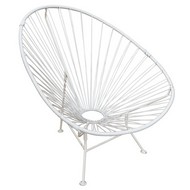 Садовое кресло Ракушка (белое)