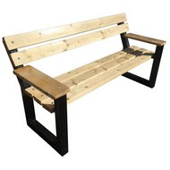 Скамейка со спинкой Модерн-60 (2 м)