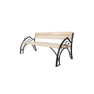 Скамейка со спинкой Шарики Люкс 2 м (неокрашенная)