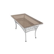 Стол прямоугольный Адлер 1,4 м (белый)