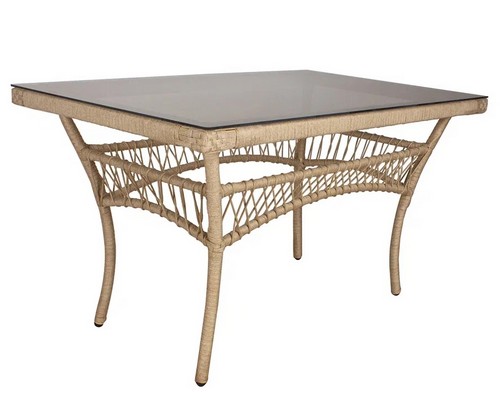 Стол прямоугольный Адлер 1,6 м со шнуром (бежевый)