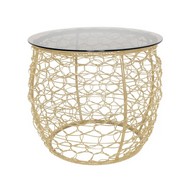 Стол журнальный Бочонок (бежевый)