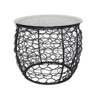 Стол журнальный Бочонок (черный)