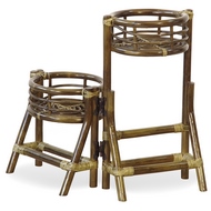 Подставка для цветов 15-25 (натуральный ротанг, под цвет оливы)