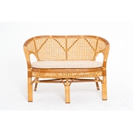Софа 02-15С (натуральный ротанг, коньячный цвет)