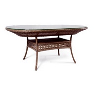 Стол овальный Camellia (цвет: коричневый)