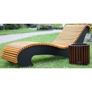 Шезлонг парковый Санторини