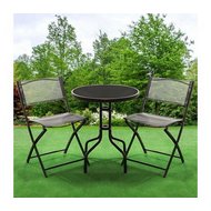 Мебель садовая Green Days Дуэт YTCT002 чёрная