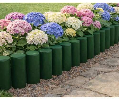 Бордюр садовый Лесок 10 шт (темно-зеленый)